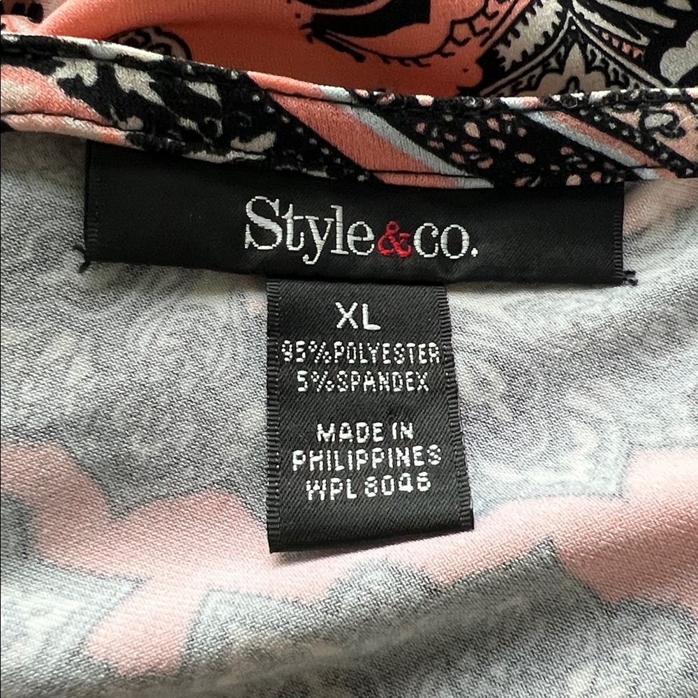 Style & co XL flowy stretch paisley blouse - Picture 5 of 5